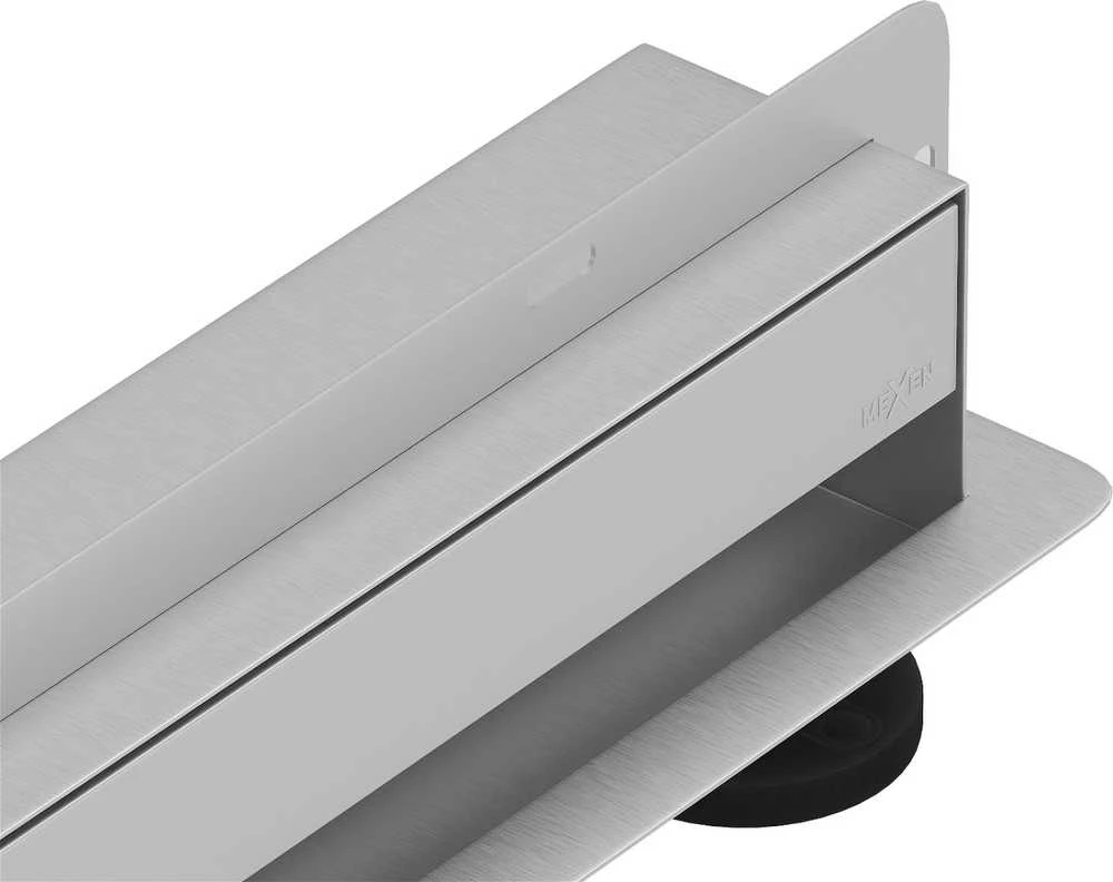 Sieninis dušo latakas Mexen Flat Wall 2in1, Chrome, 50 cm