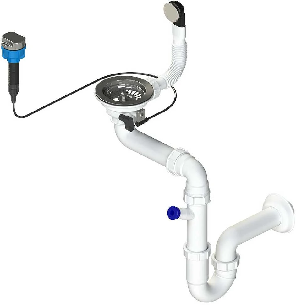 Sifonas plautuvėms Laveo OKS_123T, Steel
