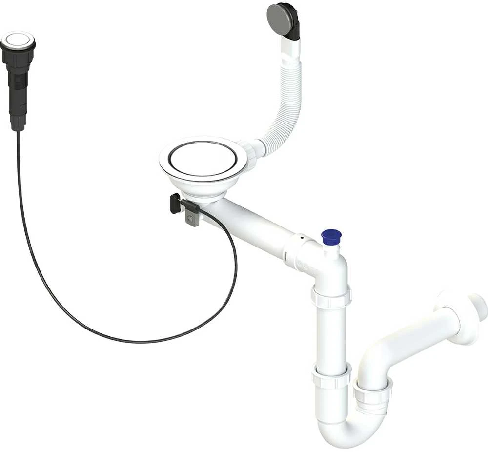 Sifonas plautuvėms Laveo OKS_163T, Steel