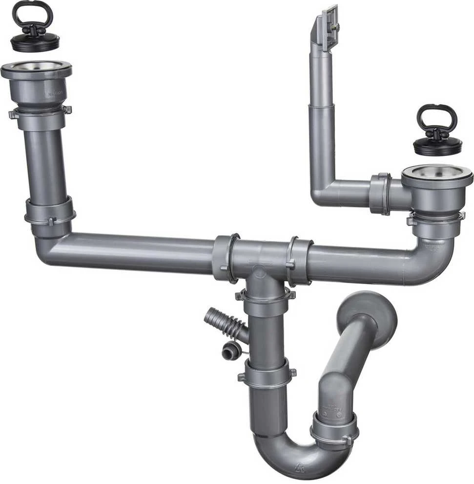 Sifonas plieninėms plautuvėms Deante ZXY_9951, Steel