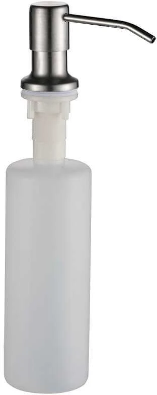 Skysto muilo/ploviklio dozatorius plautuvei Laveo Drop, Brushed Steel