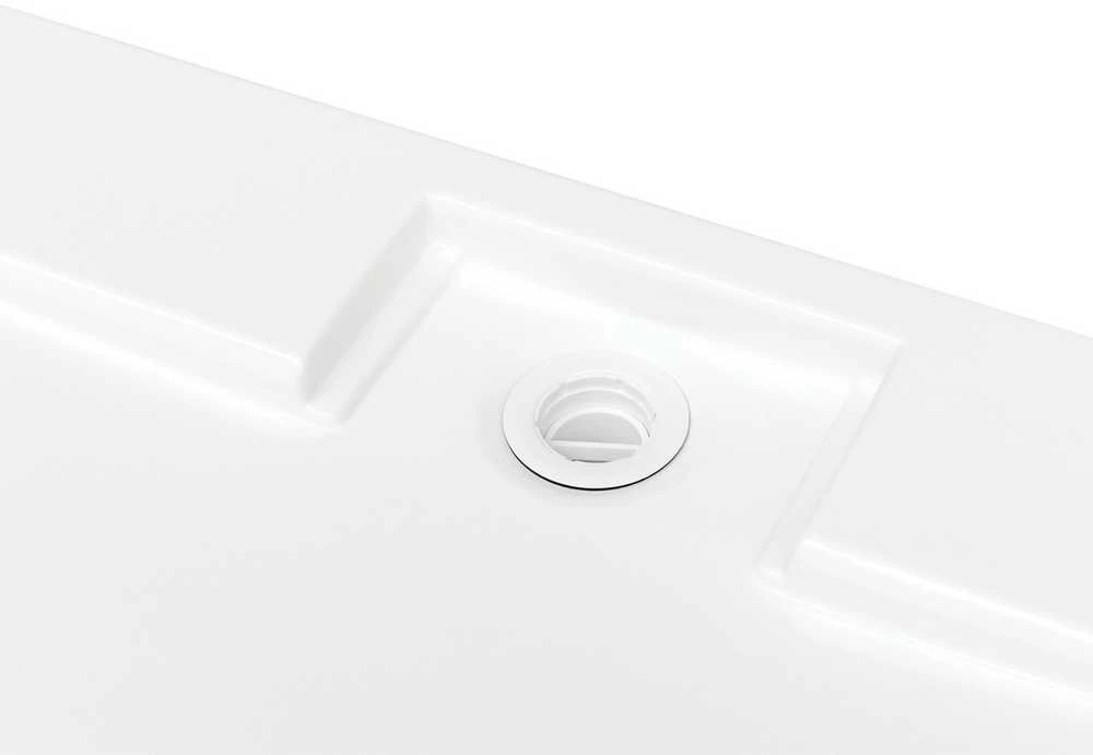 Stačiakampis dušo padėklas Besco Axim UltraSlim, 120 x 80 x 4,5 cm