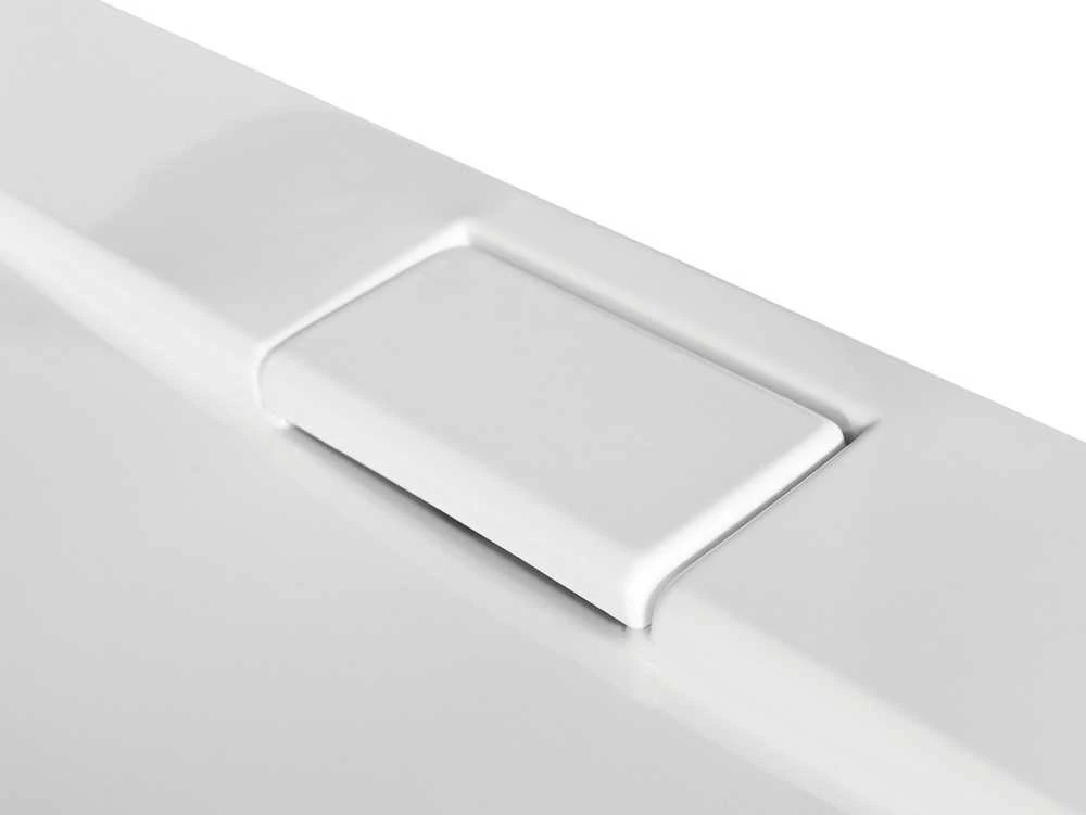 Stačiakampis dušo padėklas Besco Axim UltraSlim, 100 x 80 x 4,5 cm
