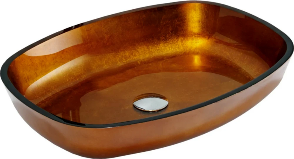 Stiklinis praustuvas Mexen Araks, Gold
