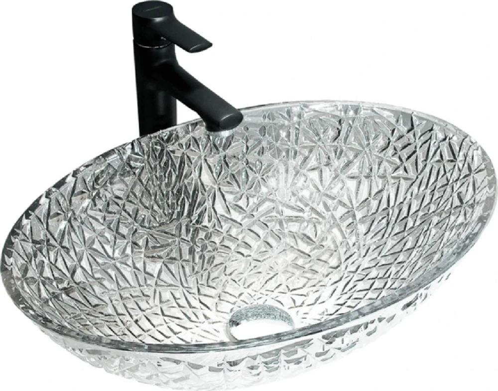 Stiklinis praustuvas Mexen Goa, Transparent
