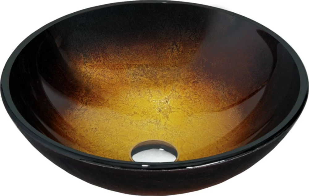 Stiklinis praustuvas Mexen Mira, Dark Gold