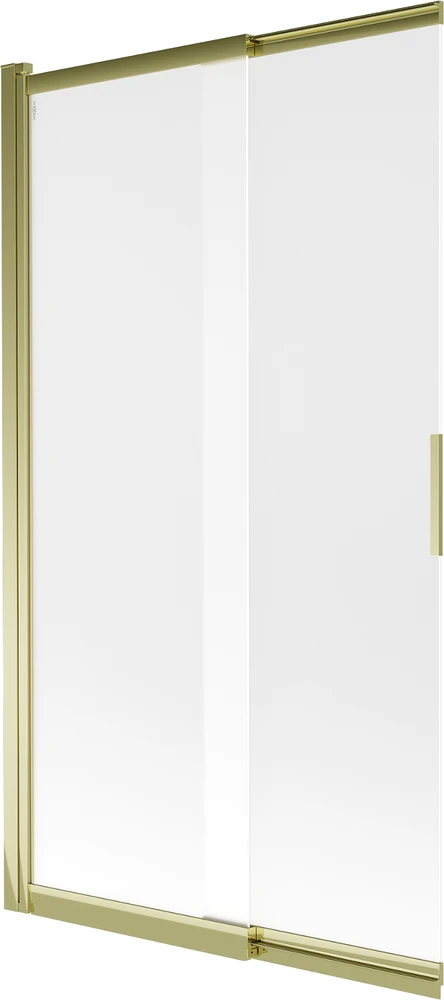 Stumdoma vonios sienelė Mexen Fox II, 100 x 150 cm, Gold/matinis stiklas
