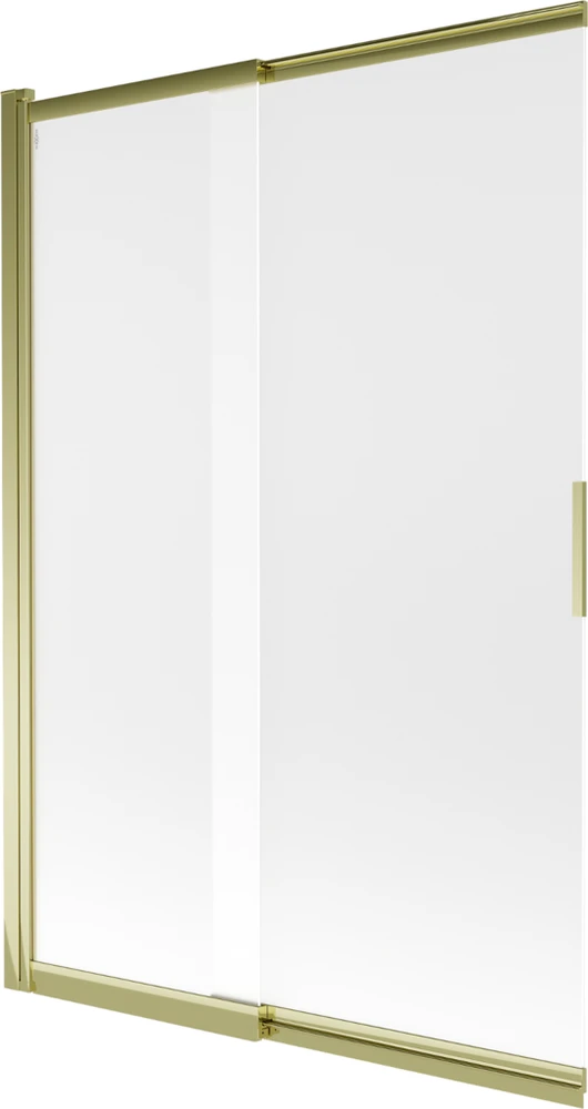 Stumdoma vonios sienelė Mexen Fox II, 120 x 150 cm, Gold/matinis stiklas