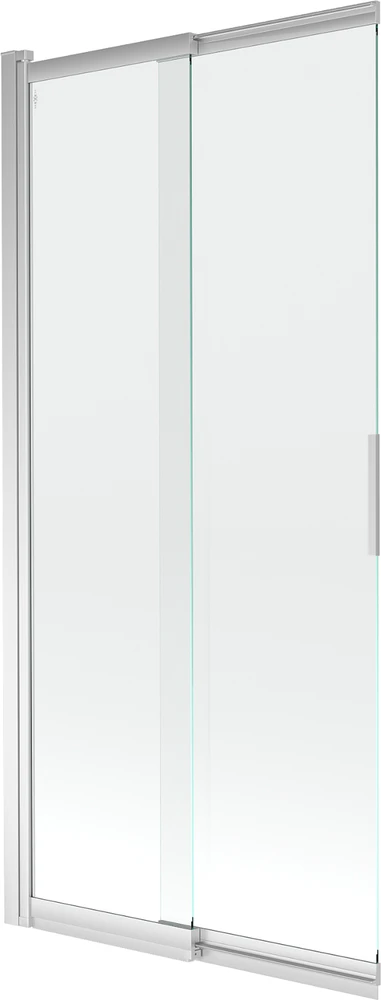 Stumdoma vonios sienelė Mexen Fox II, 85 x 150 cm, Chrome/Transparent