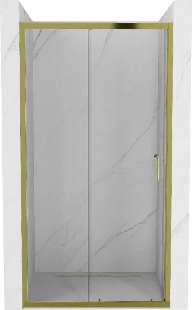 Stumdomos dušo durys Mexen Apia, Gold, 120 cm