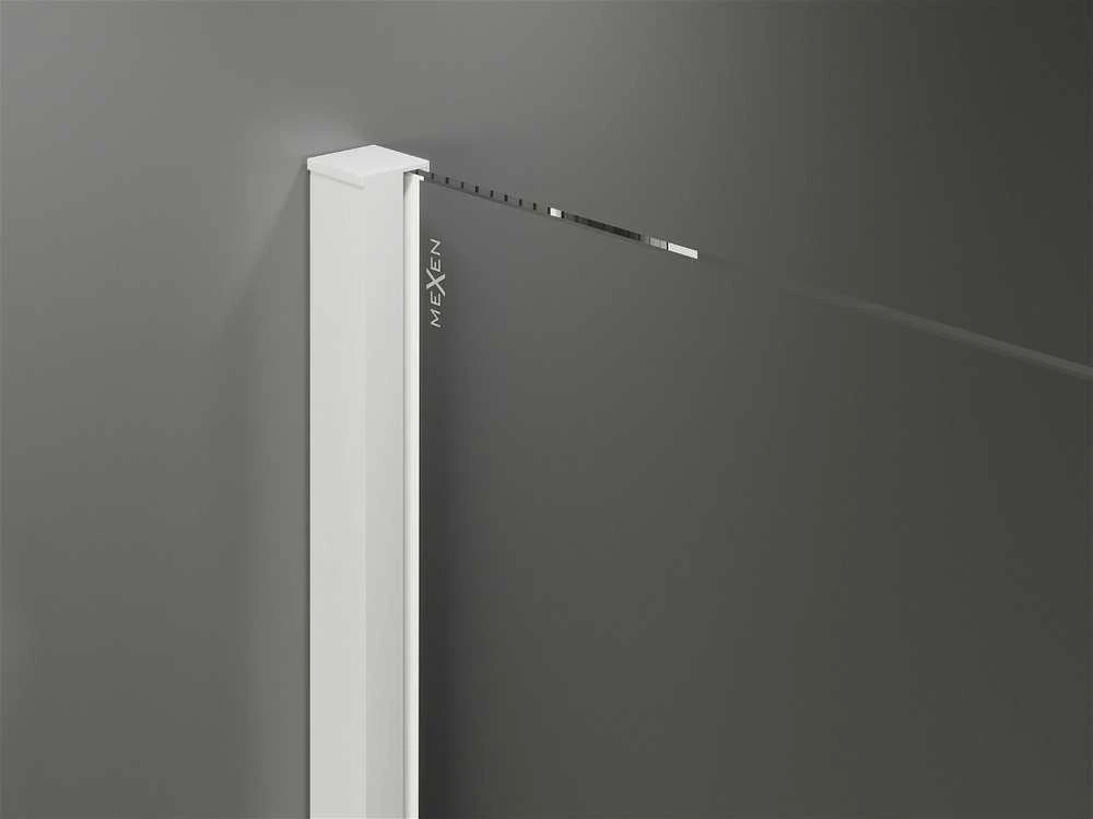 Stumdomos dušo durys Mexen Velar, Baltas, 160 cm