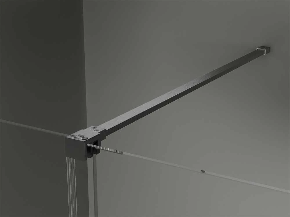 Stumdomos dušo durys Mexen Velar, Brushed gun pilka, 90 cm