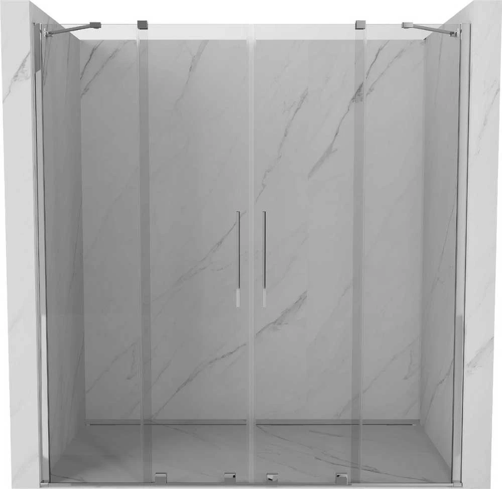 Stumdomos dušo durys Mexen Velar DUO, Chrome, 180 cm