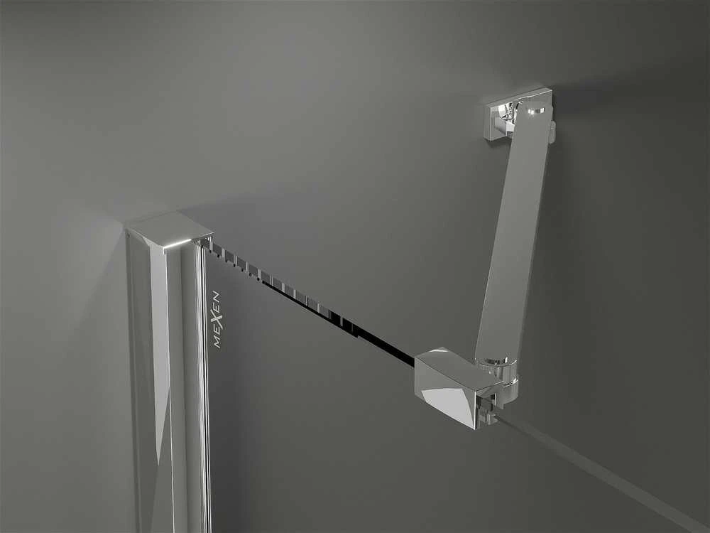 Stumdomos dušo durys Mexen Velar DUO, Chrome, 200 cm