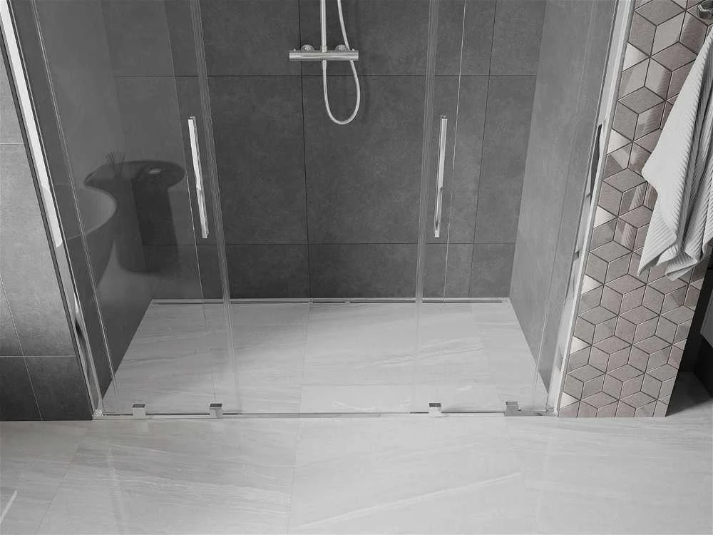 Stumdomos dušo durys Mexen Velar DUO, Chrome, 180 cm
