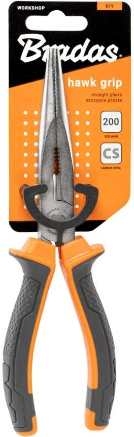 Tiesios replės Bradas HAWK GRIP HOME & GARAGE, 200 mm