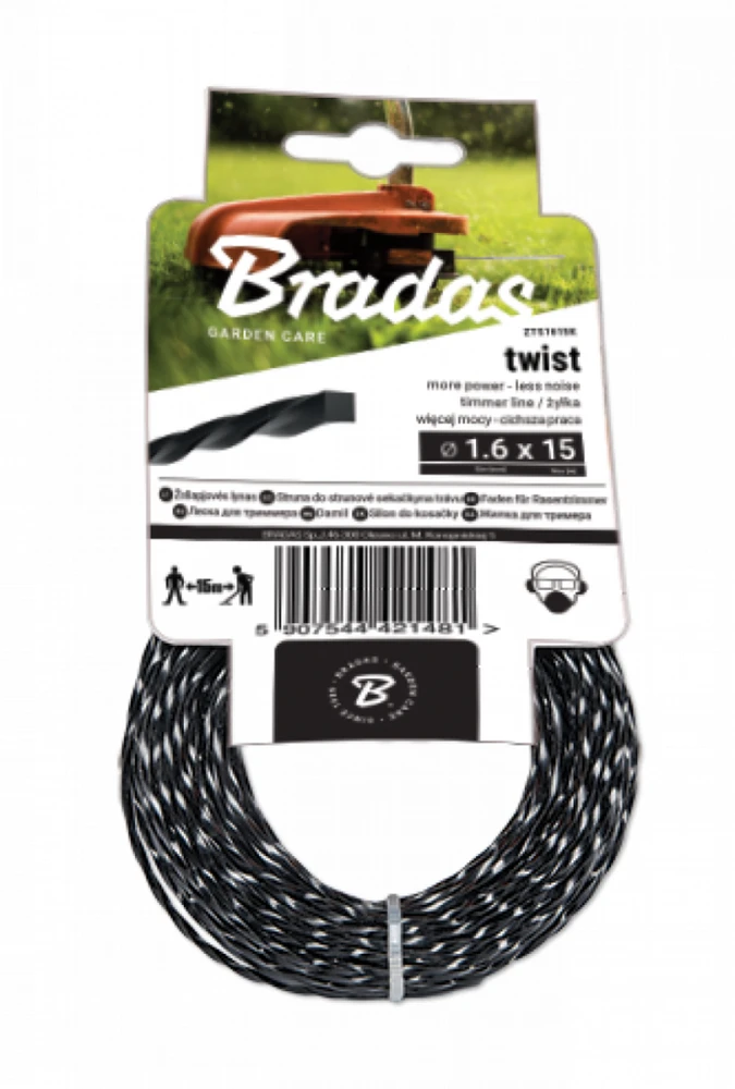 Trimerio valas Bradas TWIST, 3,0mm x 15m