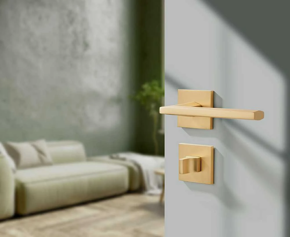 Vidaus durų rankena Kuchinox LIBIA, KLI_G00A, Brushed auksinis