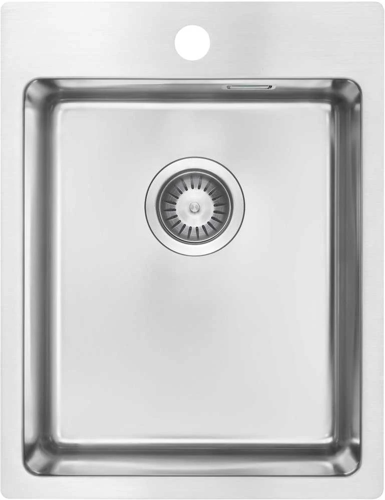 Virtuvinė plautuvė Deante Olfato ZPO_010E, Brushed steel