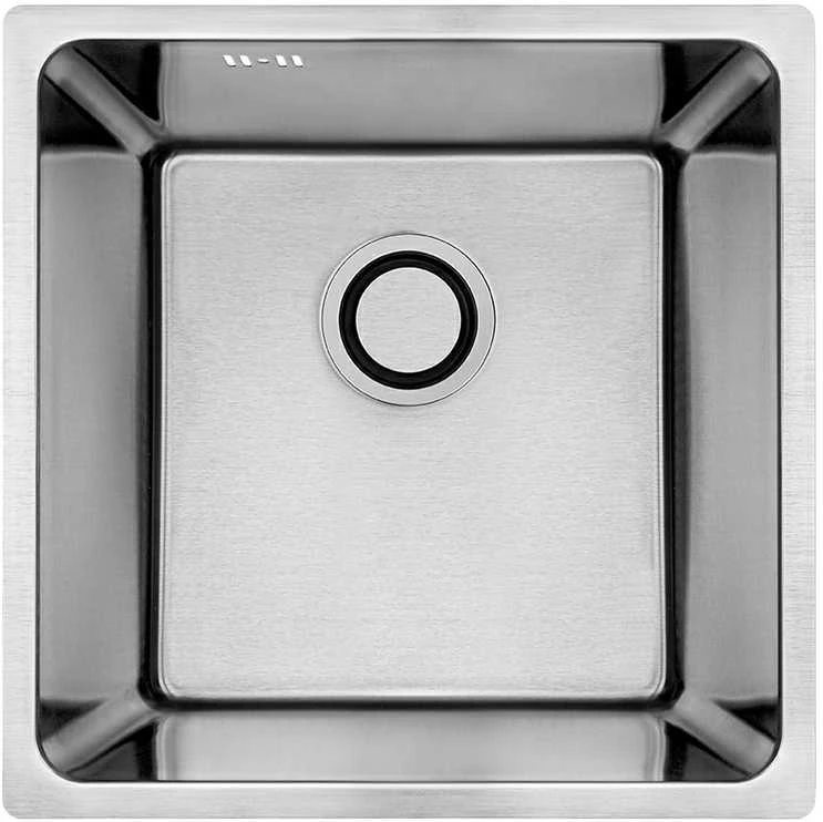 Virtuvinė plautuvė Laveo Aden SLA_010P, Brushed Inox