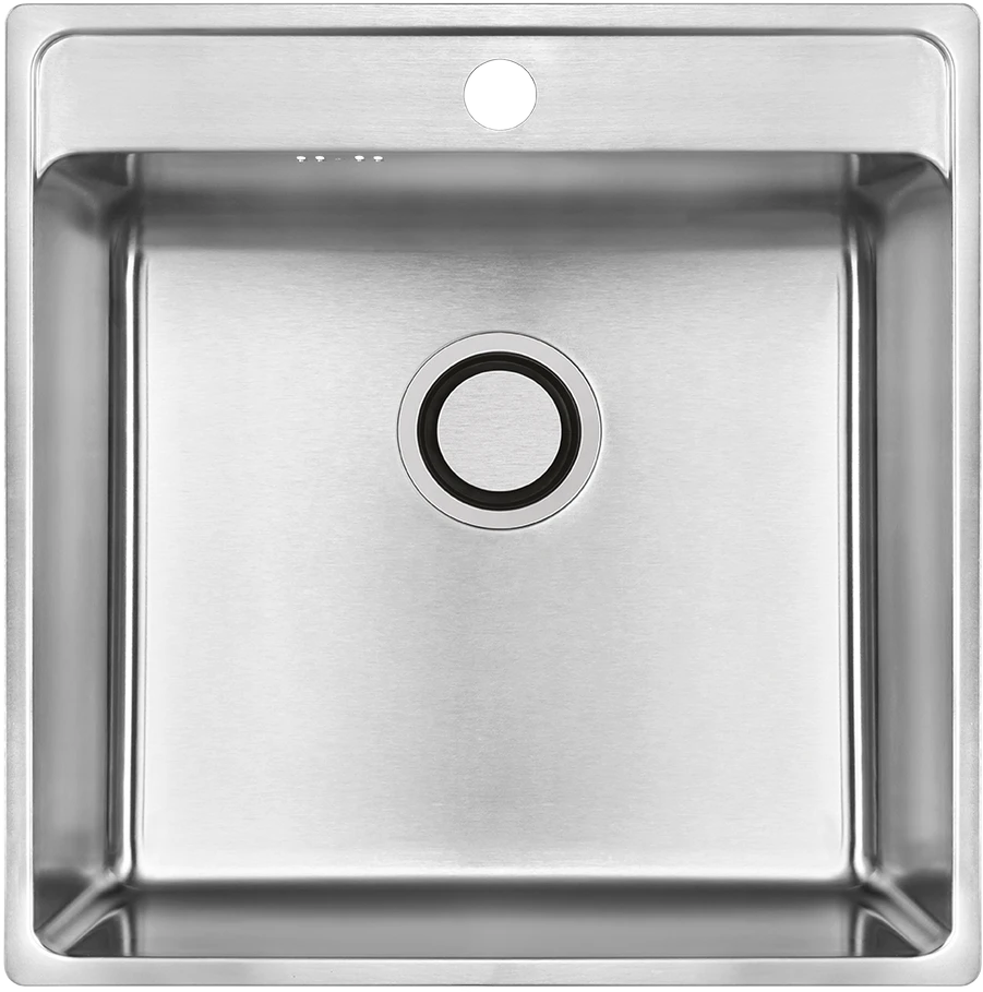 Virtuvinė plautuvė Laveo Besos SLB_010T, Brushed Inox