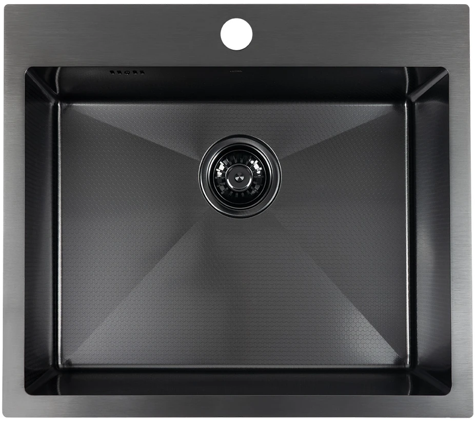 Virtuvinė plautuvė Laveo Malawi SLM_710H, Juodas