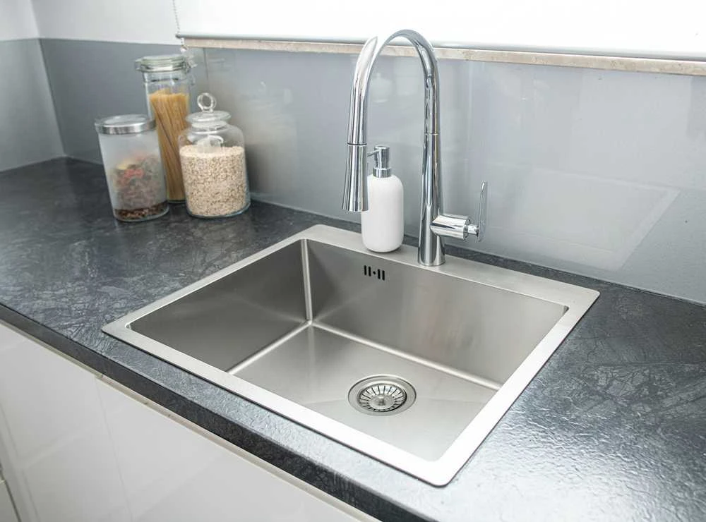 Virtuvinė plautuvė Laveo Marmara SAM_010T, Inox