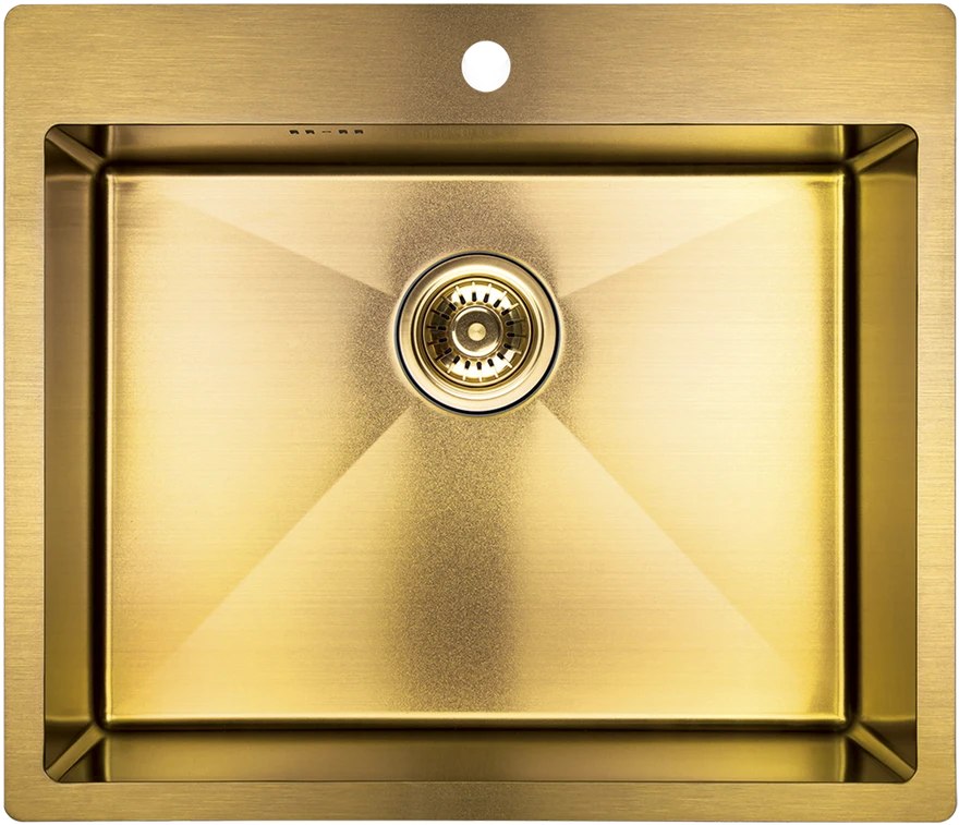 Virtuvinė plautuvė Laveo Marmara SAM_G10T, Gold