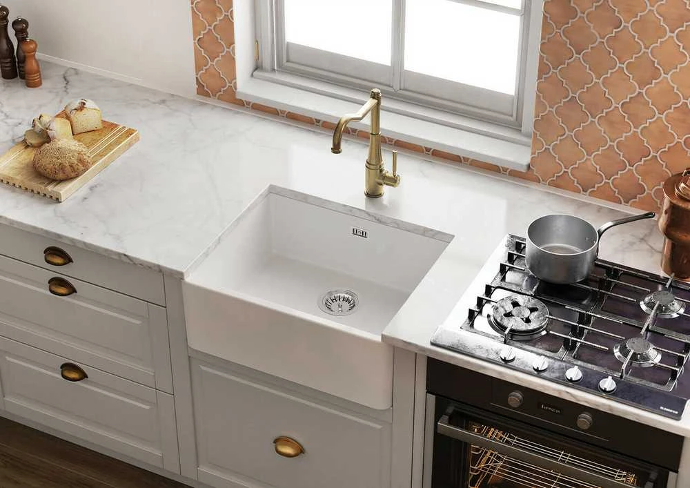 Virtuvinis maišytuvas Deante Tamizo BQT_M63M, Brass