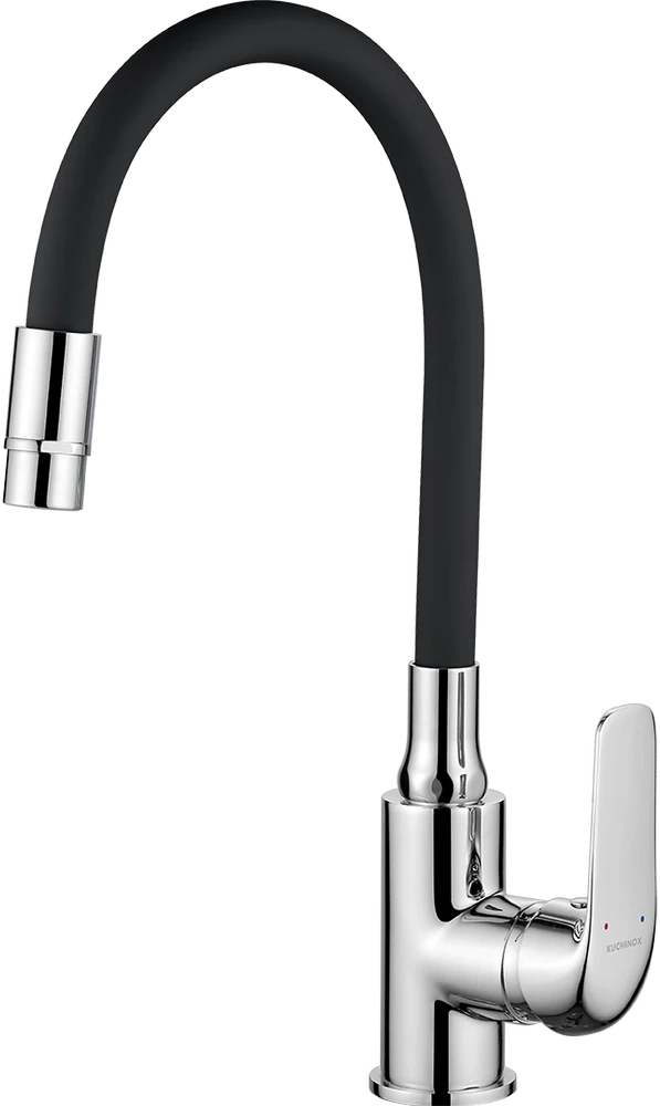 Virtuvinis maišytuvas Kuchinox ELZA, BKE_762D, Chrome/Juodas
