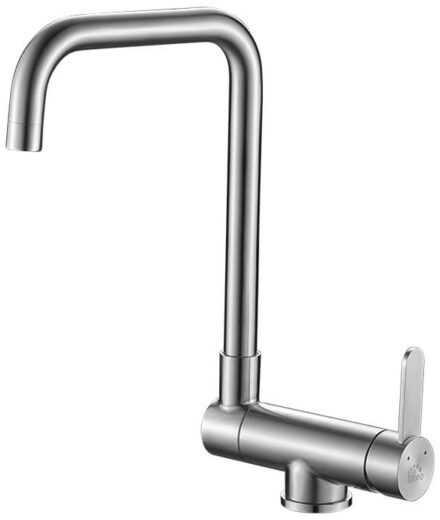 Virtuvinis maišytuvas Laveo Bona L BAB_265L, Brushed steel
