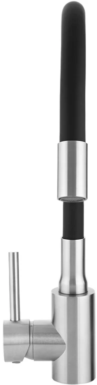 Virtuvinis maišytuvas Laveo Nila, BVN_761D, Brushed steel/Juodas