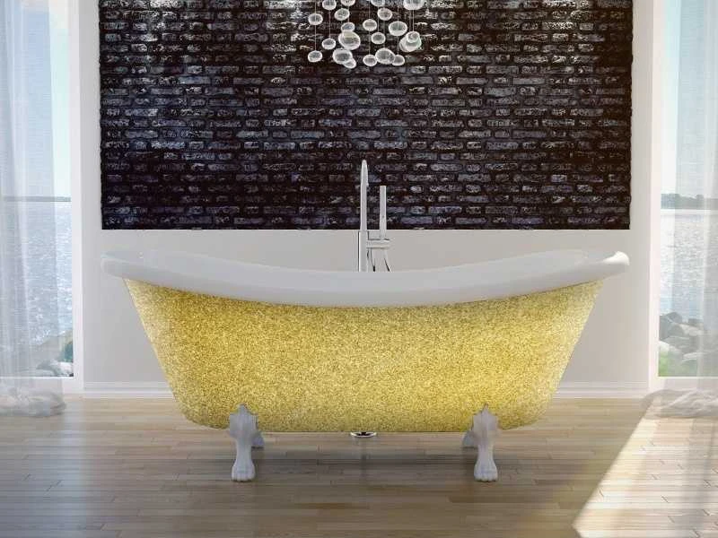 Vonia Besco Amelia Glam 190, Gold+Baltas (be sifono, be persipylimo skylės)