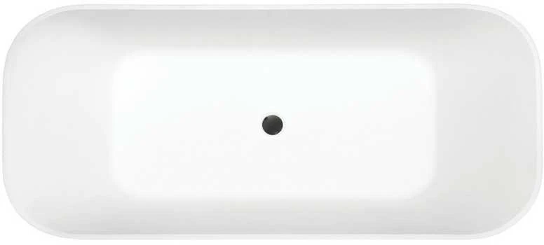 Vonia Besco Assos S-Line, 160 x 70 cm, su klik-klak juodas valomu iš viršaus