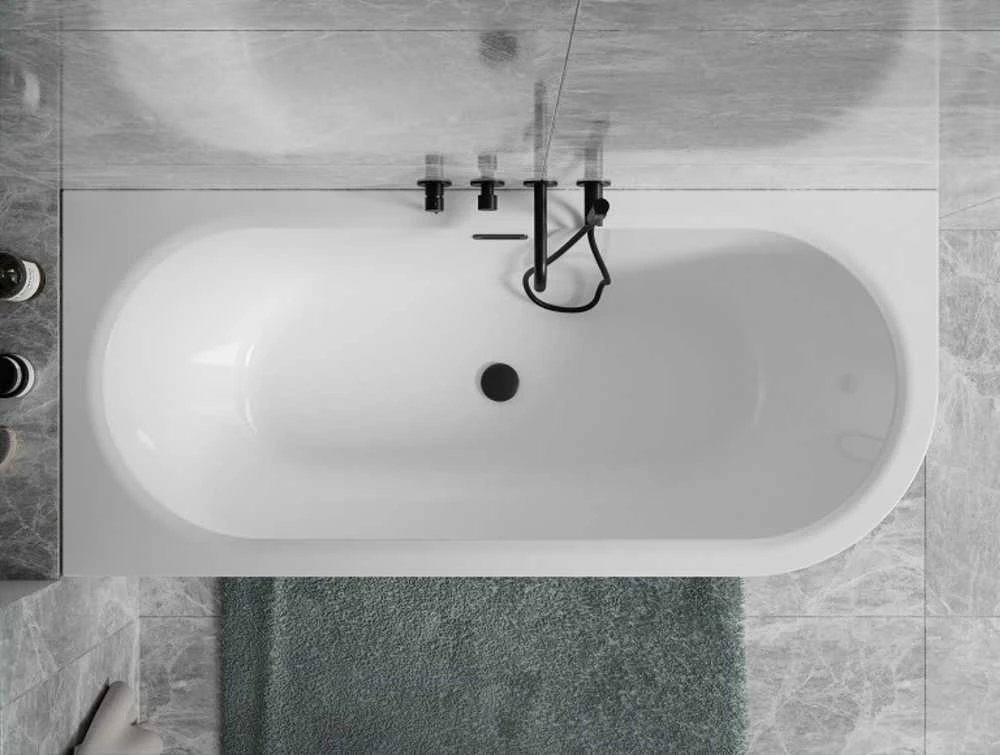 Vonia Besco Avita A-line B&W 170, kairinė, su Klik-klak Gold su persipylimu slim