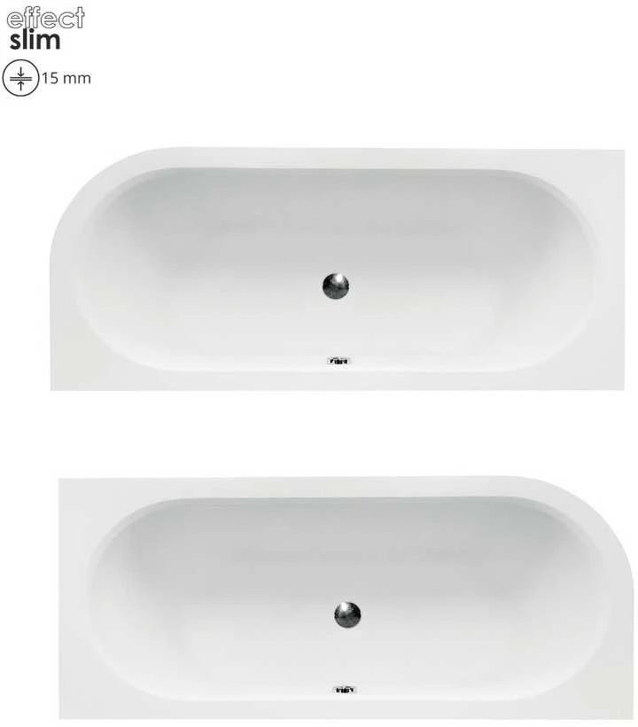 Vonia Besco Avita Slim, 170 x 75 cm, dešininė