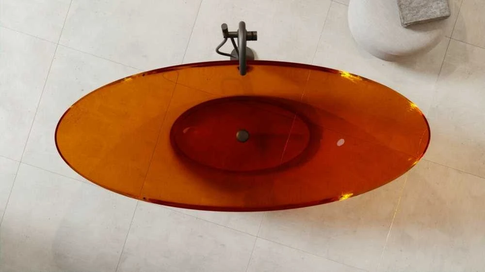 Vonia Besco Axya Earth Rust, 180 x 80 cm, su juodu dangteliu