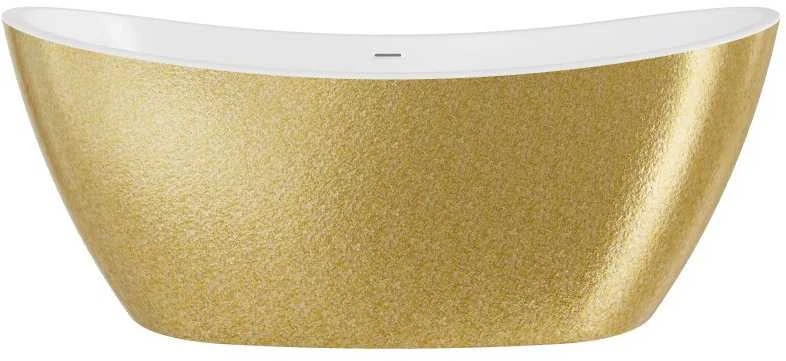 Vonia Besco Ayla Glam Gold, 170 x 80 cm, su chrome sifonu
