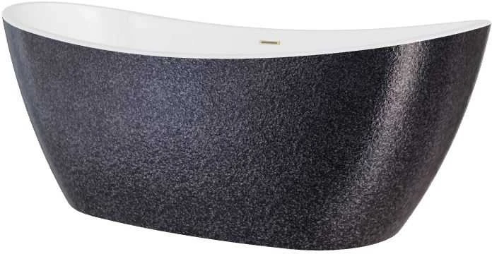 Vonia Besco Ayla Glam Graphite, 170 x 80 cm, su auksiniais dangteliais