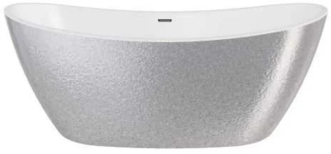 Vonia Besco Ayla Glam Sidabrinis, 170 x 80 cm, su grafito spalvos dangteliais