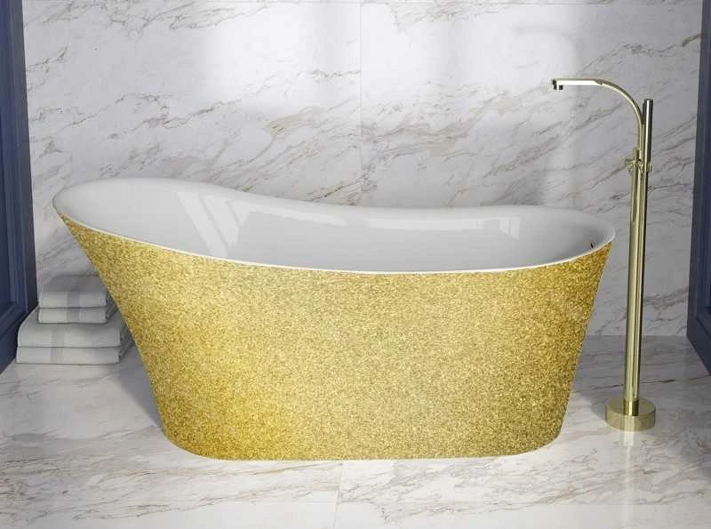 Vonia Besco Calima Glam Gold, 170 x 74 cm, su grafito dangteliais