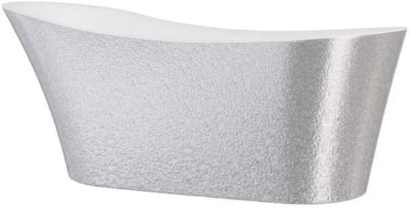 Vonia Besco Calima Glam Sidabrinis, 170 x 74 cm, su juodais dangteliais