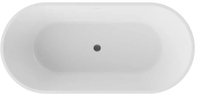 Vonia Besco Deeva Juodas&Baltas Matt, 180 x 80 cm, su gun metal dangteliu