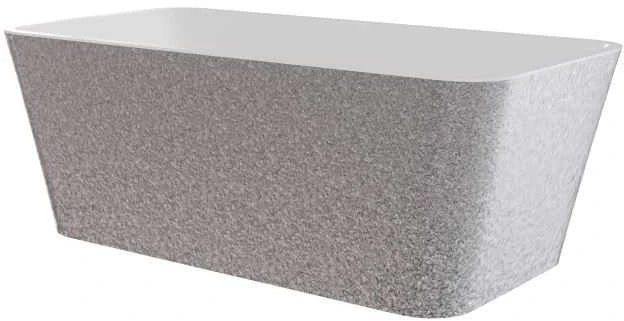Vonia Besco Evita Glam Sidabrinis, 160 x 80 cm, su juodais dangteliais