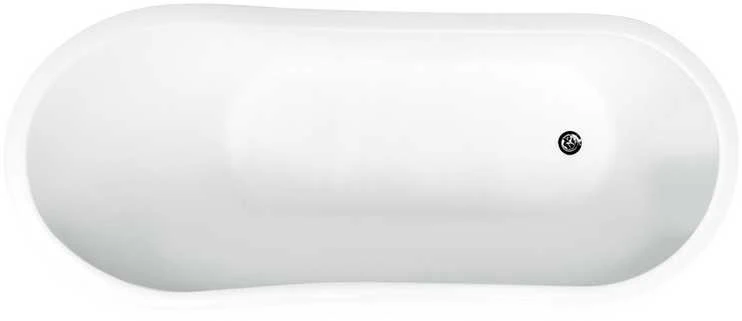Vonia Besco Gloria Glam Graphite, 160 x 68 cm, su klik-klak chrome