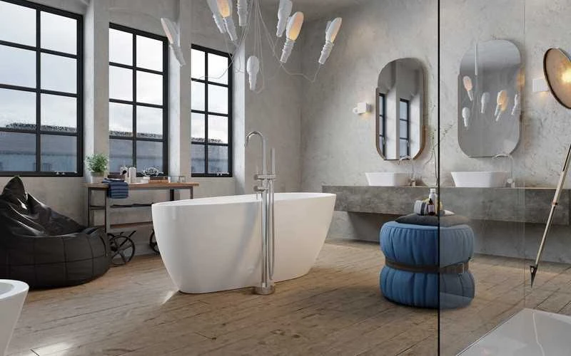 Vonia Besco Goya A-Line, 170 x 80 cm (sifonas su persipylimu chrome)