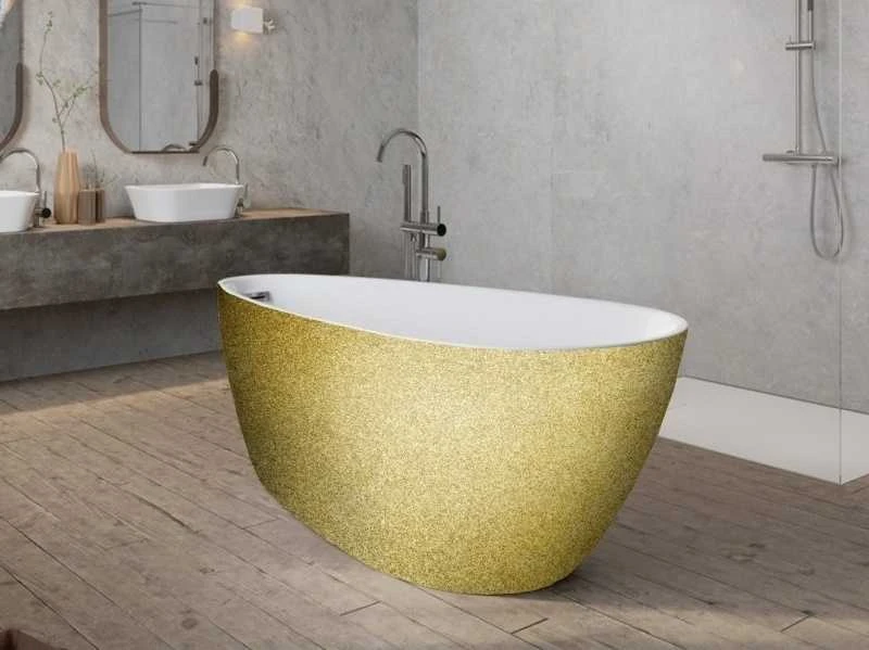 Vonia Besco Goya A-Line Glam Gold, 170 x 80 cm (sifono su persipylimu dangtelis gun metal spalvos)
