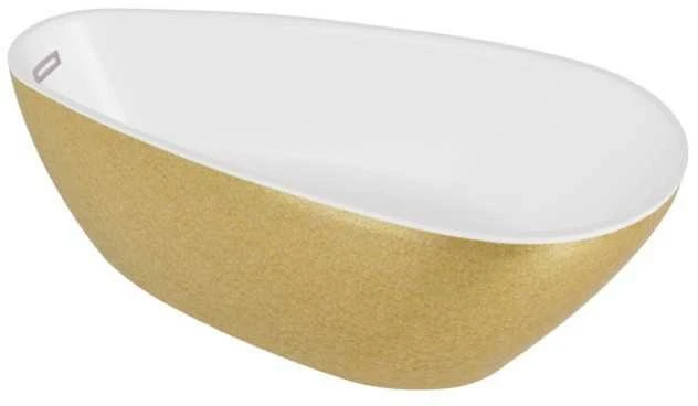 Vonia Besco Goya A-Line Glam Gold, 170 x 80 cm (sifonas su persipylimu chrome)