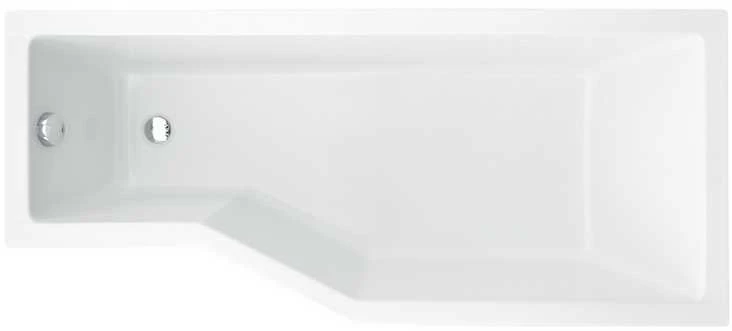 Vonia Besco Integra, 150 x 75 cm, dešininė, su 2 dalių stiklo sienele