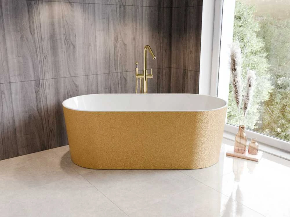 Vonia Besco Lova Glam Gold, 160 x 74 cm, su klik-klak chrome